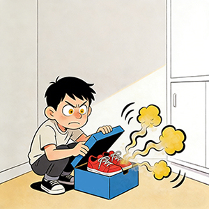 odor from shoes
